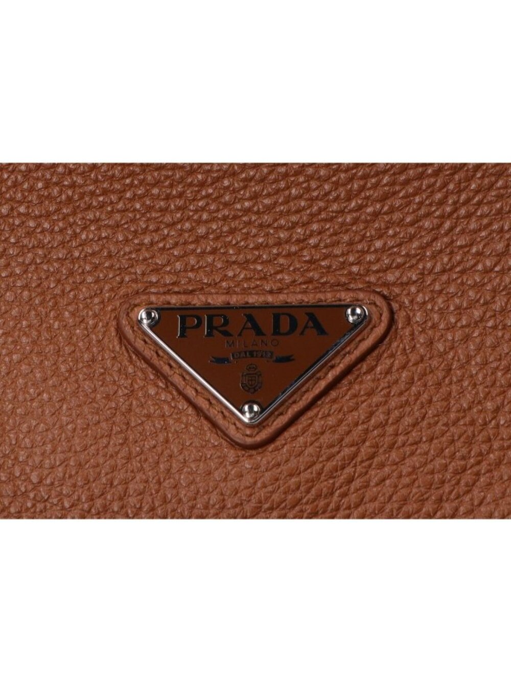 Prada Triangle Logo Calfskin Leather Cross Belt Bag - Picture 8 of 9